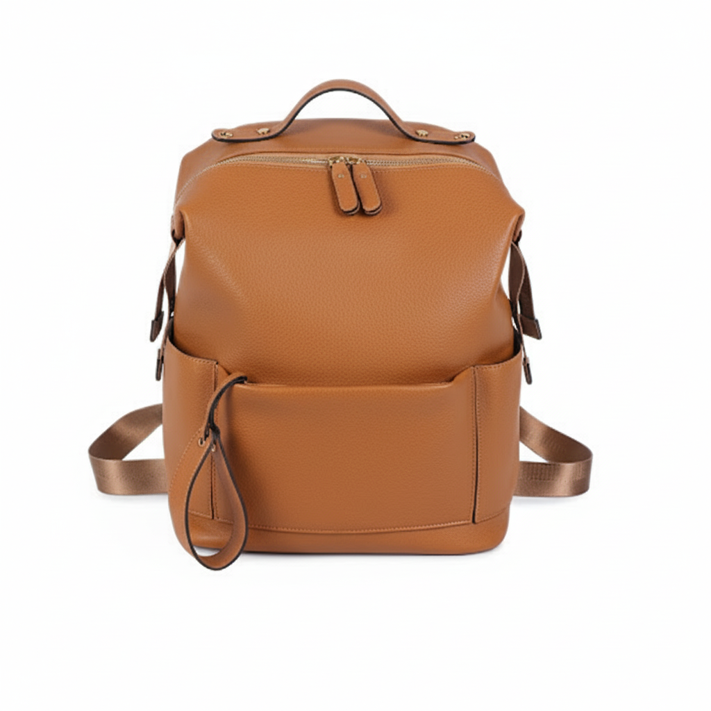 Sac à Langer “Le Cocoon Camel” – Cuir Doux, Grande Capacité & Design Raffiné (Copie)