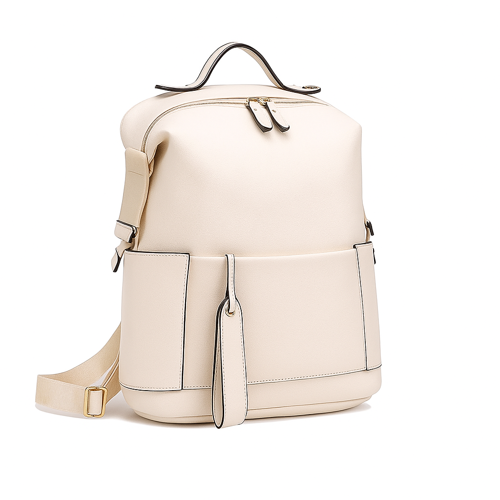 Sac à Langer “Le Cocoon Beige” – Cuir Doux, Grande Capacité & Design Raffiné (Copie) (Copie)