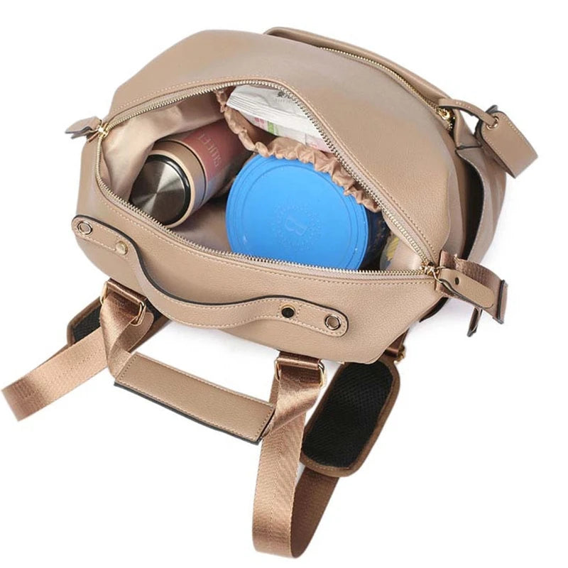 Sac à Langer “Le Cocoon” – Cuir Doux, Grande Capacité & Design Raffiné